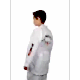 HAŞADO Taekwondo Beyaz Yaka Fitilli Acemi Elbise HAŞADO Taekwondo Beyaz Yaka Fitilli Acemi Elbise